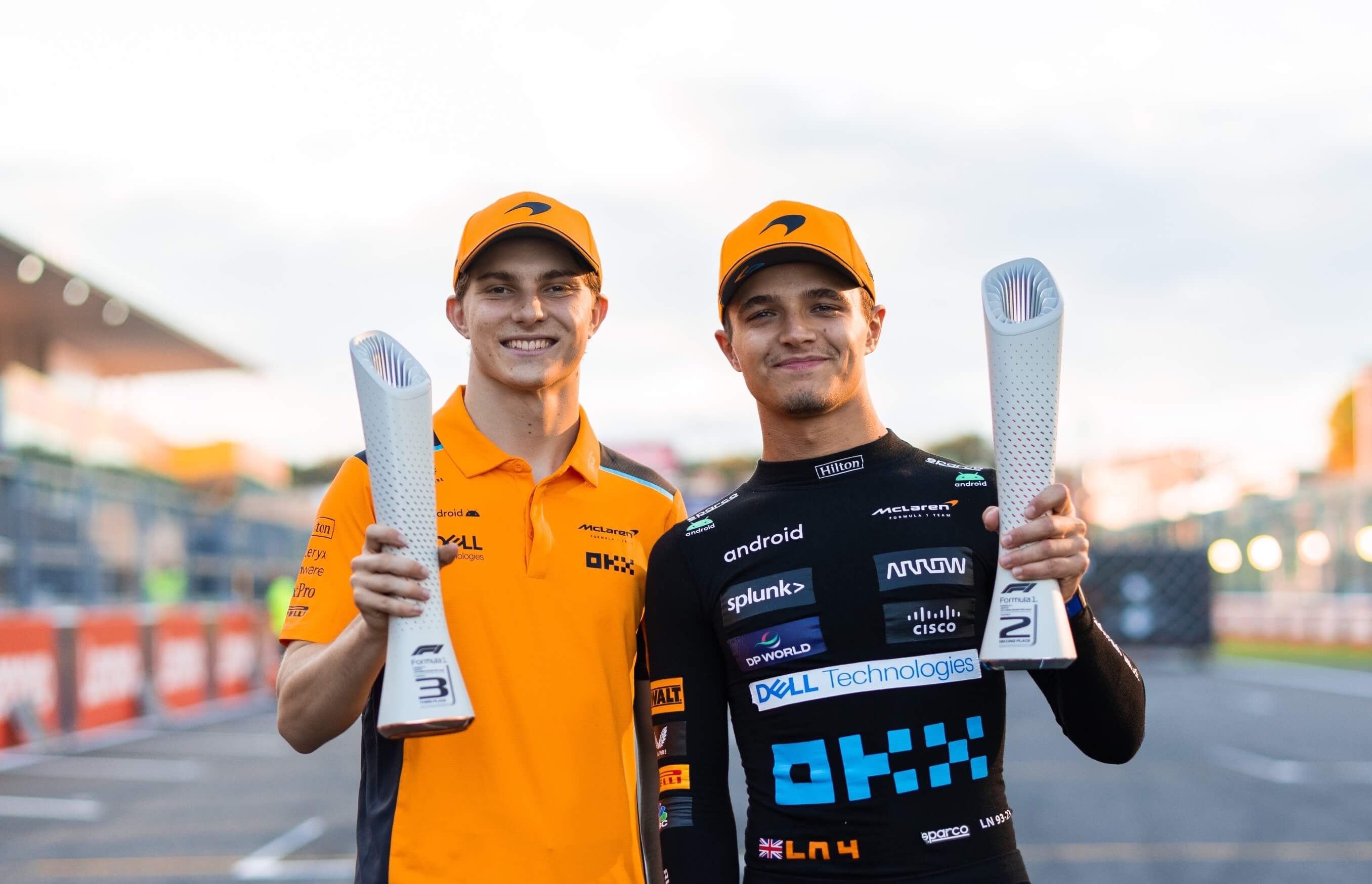 Lando Norris and Oscar Piastri Japanese Grand Prix 2023