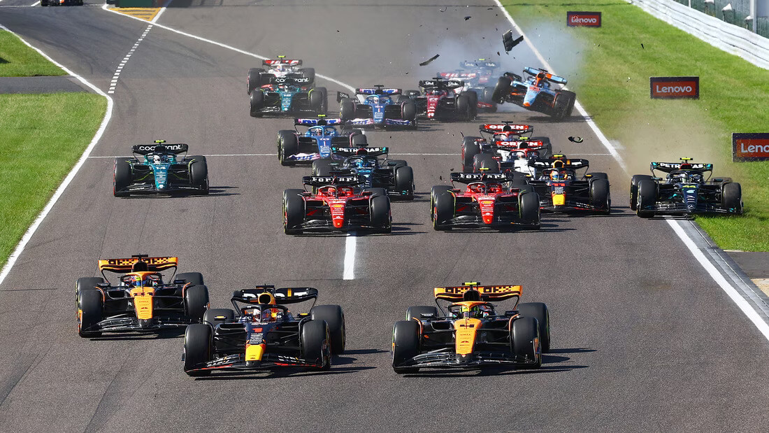 Start of the Japanese Grand Prix 2023